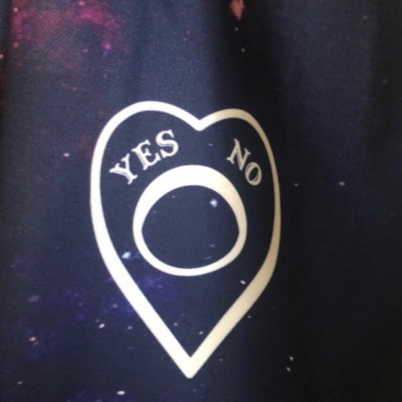 Women Varsity Jacket Fortune Teller Ouija Witch Raglan Bomber Size 3XL - Picture 6 of 6